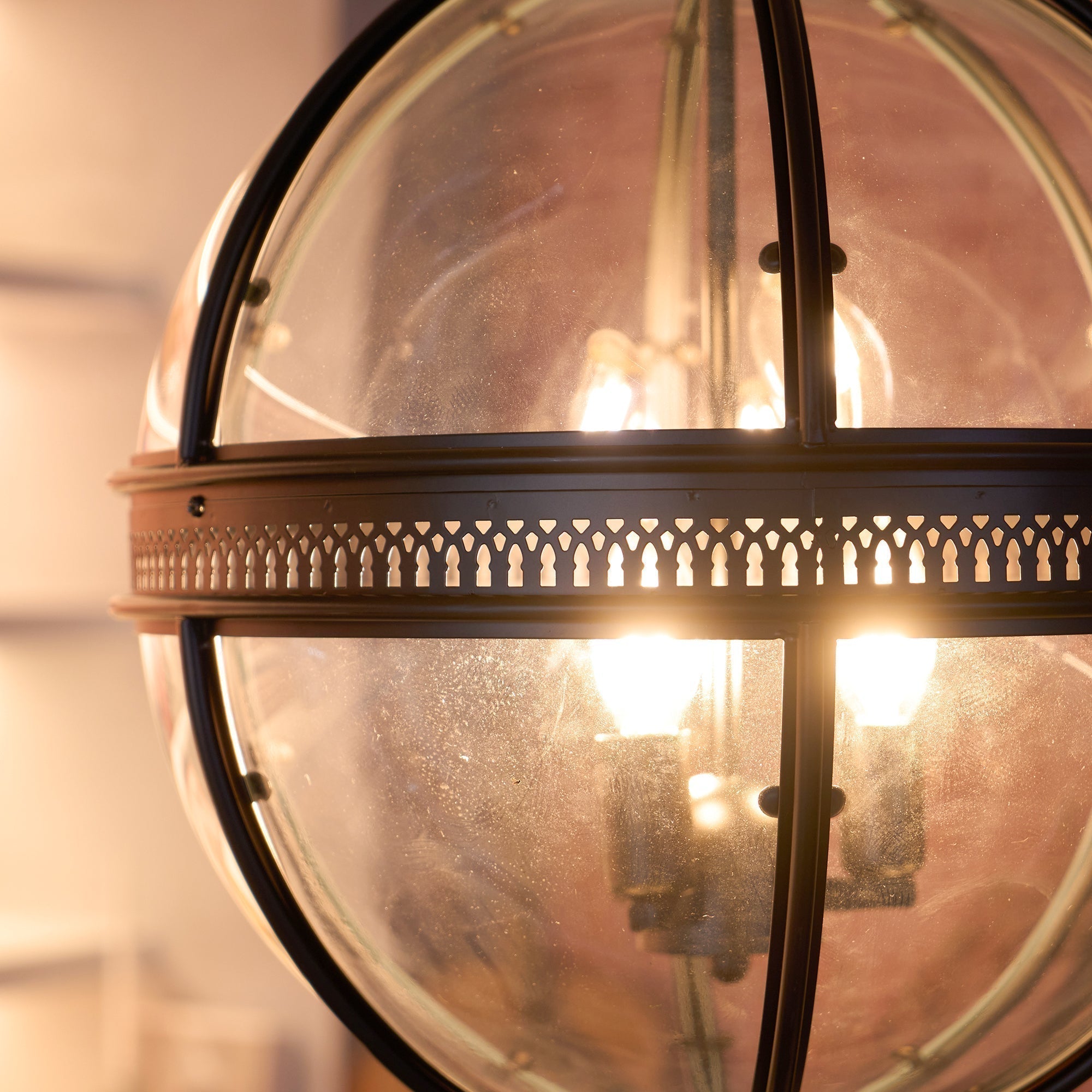 Edward retro-hanglamp van glas | ventumra