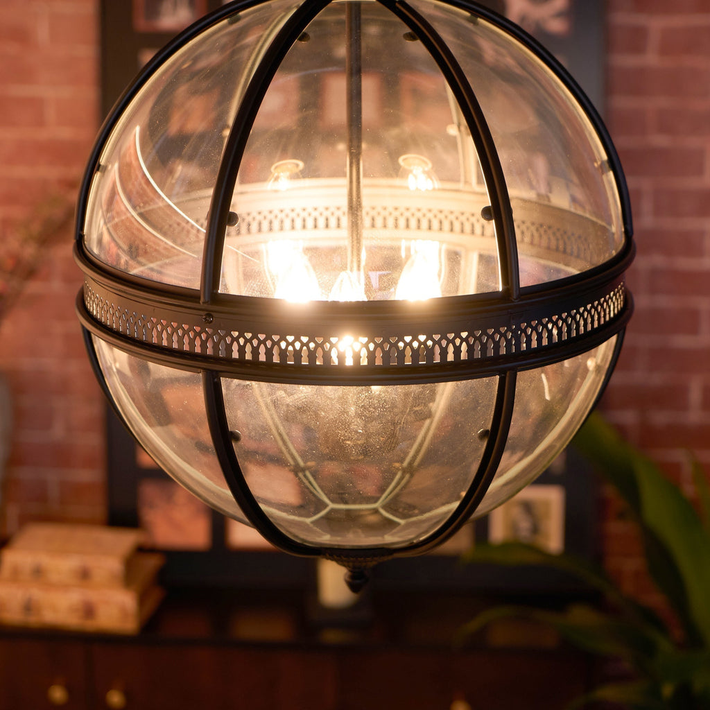 Edward retro-hanglamp van glas | ventumra