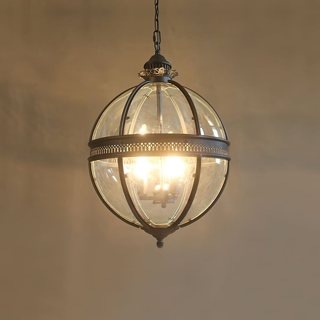 Edward retro-hanglamp van glas | ventumra