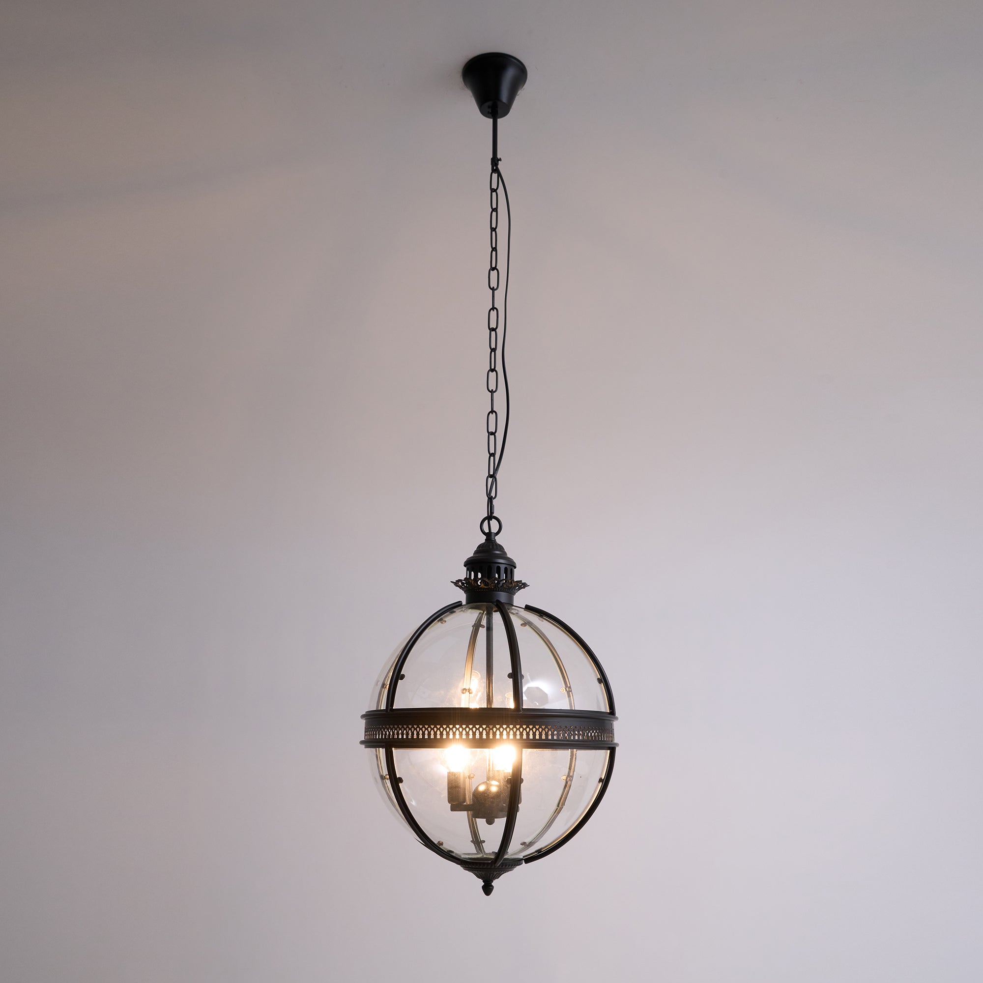 Edward retro-hanglamp van glas | ventumra