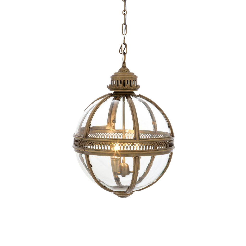 Edward retro-hanglamp van glas | ventumra