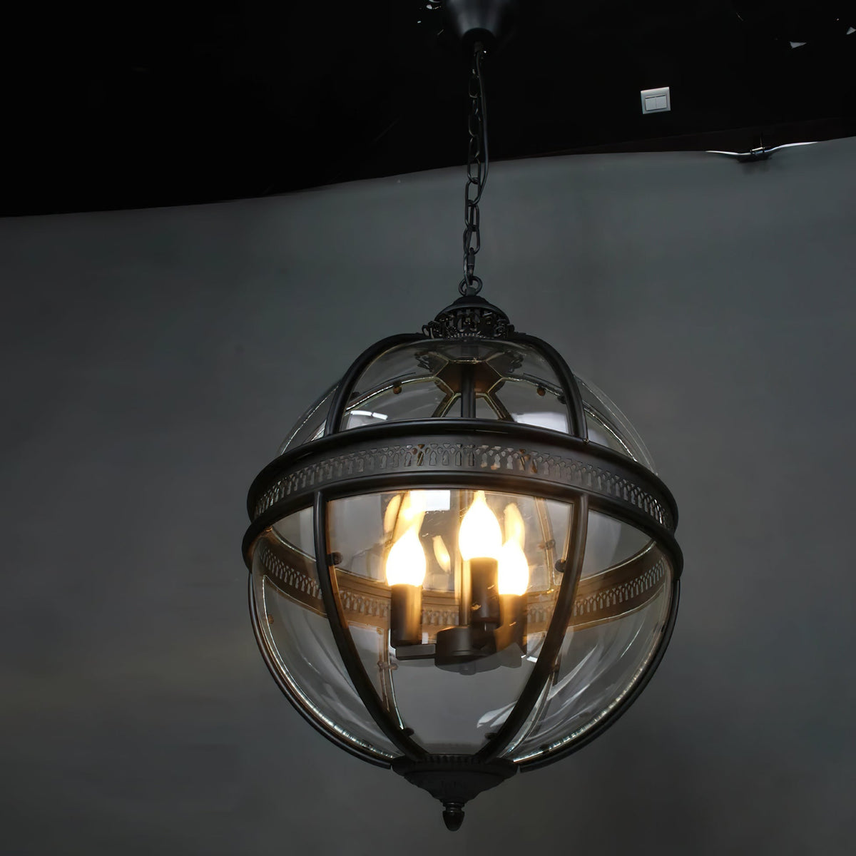 Edward retro-hanglamp van glas | ventumra