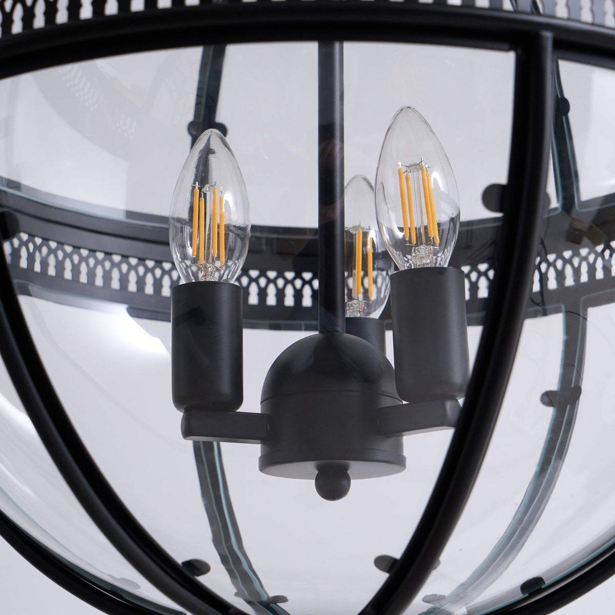 Edward retro-hanglamp van glas | ventumra