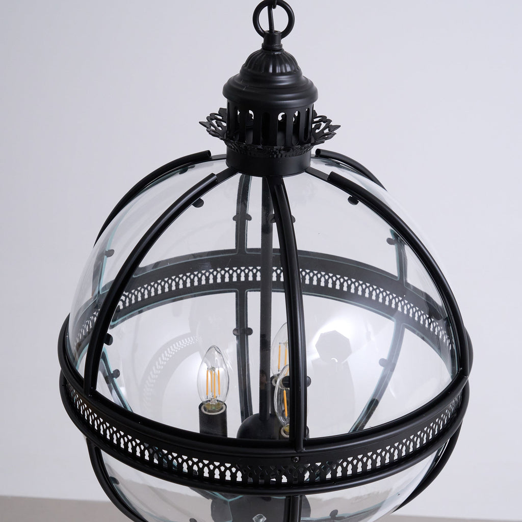 Edward retro-hanglamp van glas | ventumra