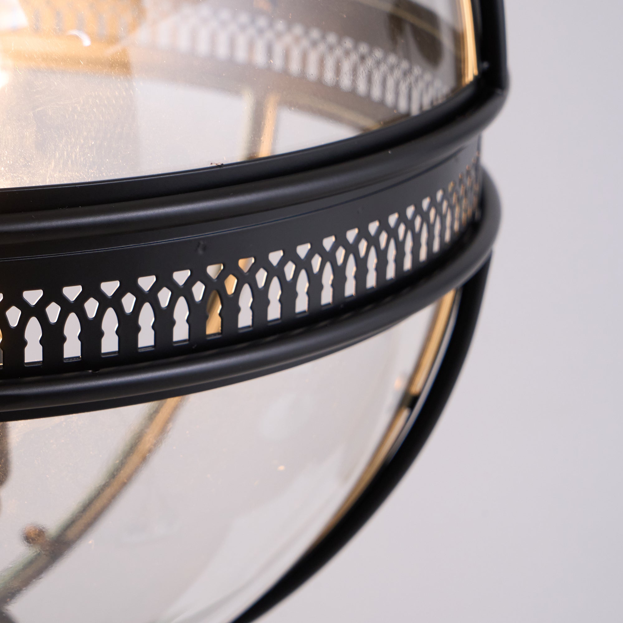 Edward retro-hanglamp van glas | ventumra