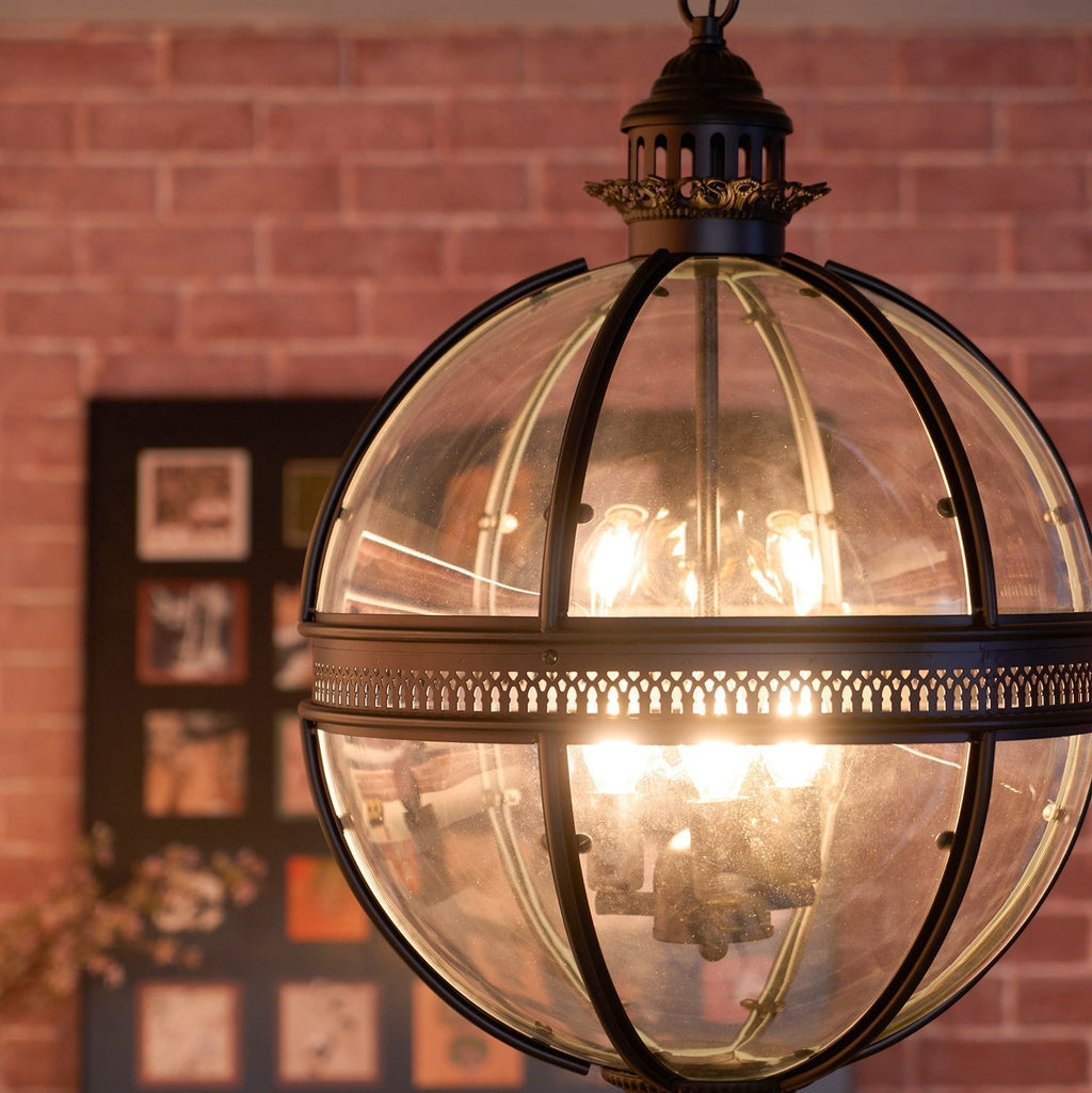 Edward retro-hanglamp van glas | ventumra