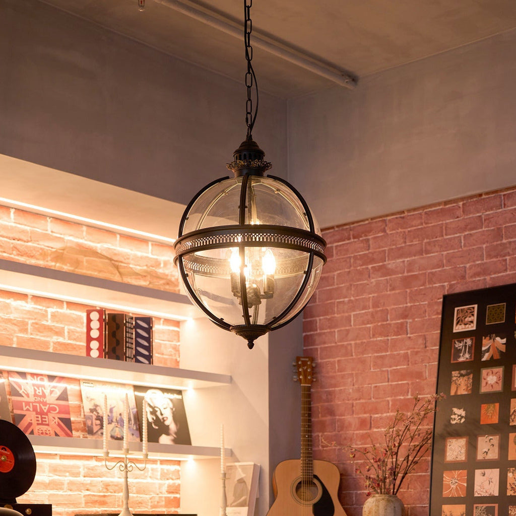 Edward retro-hanglamp van glas | ventumra