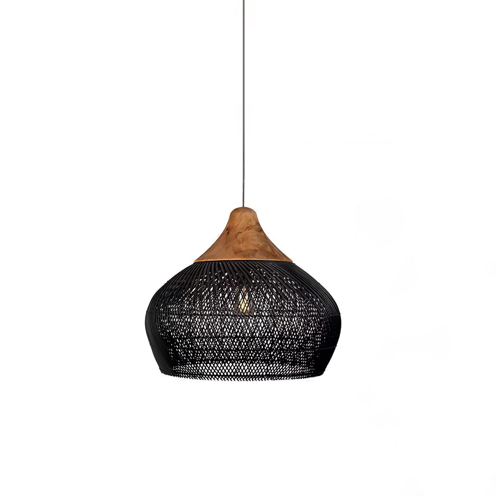 Evelyn Braided Rattan Livingroom Pendant Lamp | ventumra