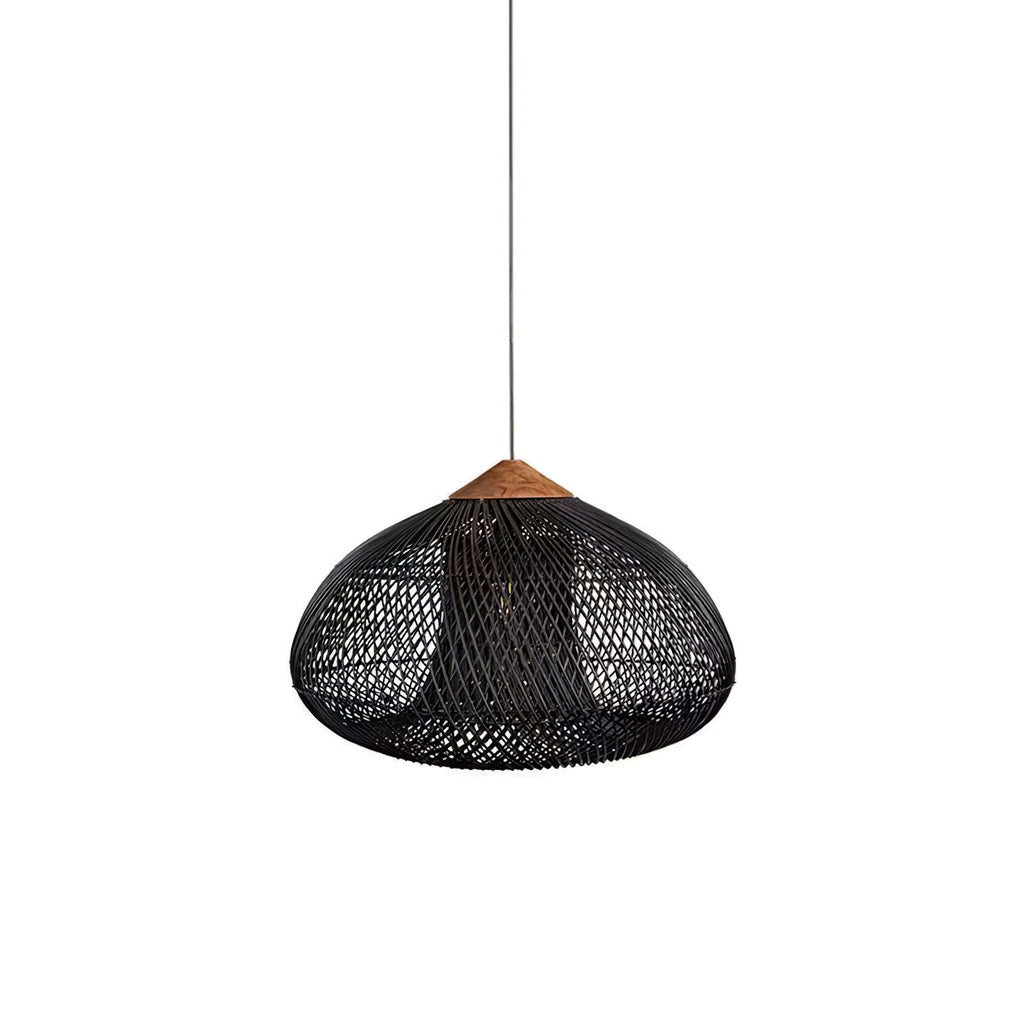 Evelyn Braided Rattan Livingroom Pendant Lamp | ventumra