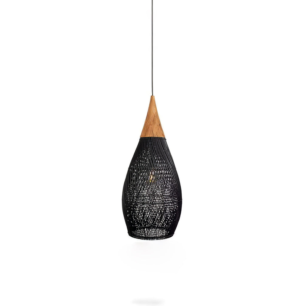 Evelyn Braided Rattan Livingroom Pendant Lamp | ventumra
