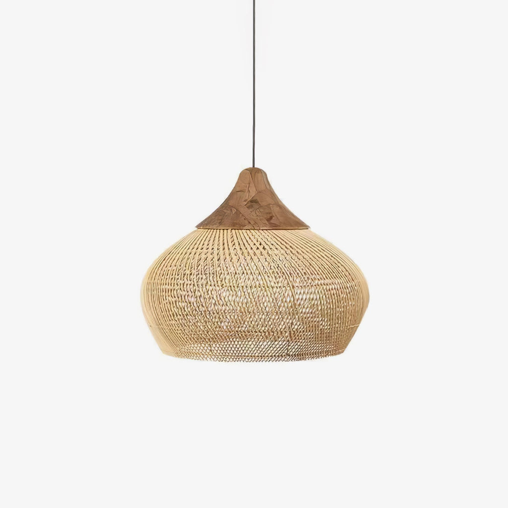 Evelyn Braided Rattan Livingroom Pendant Lamp - Neutralighting