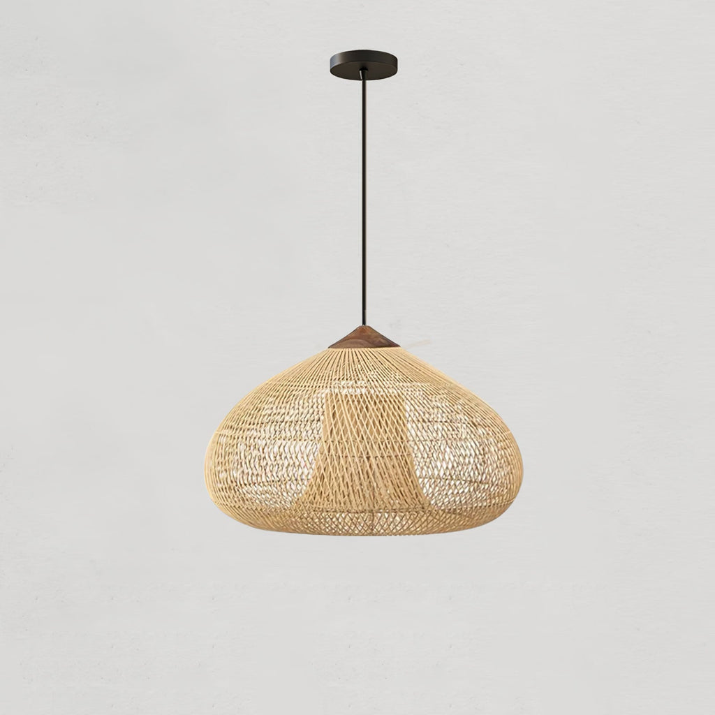 Evelyn Braided Rattan Livingroom Pendant Lamp | ventumra