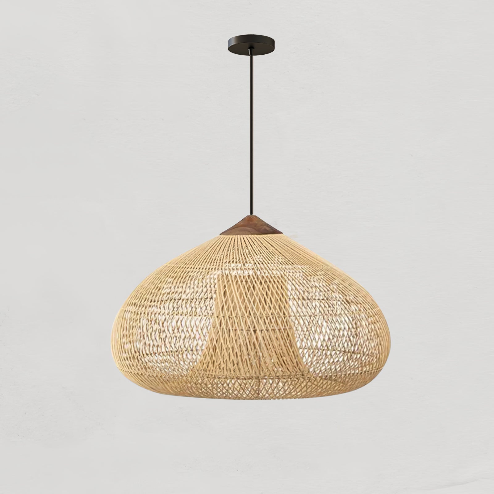 Evelyn Braided Rattan Livingroom Pendant Lamp | ventumra