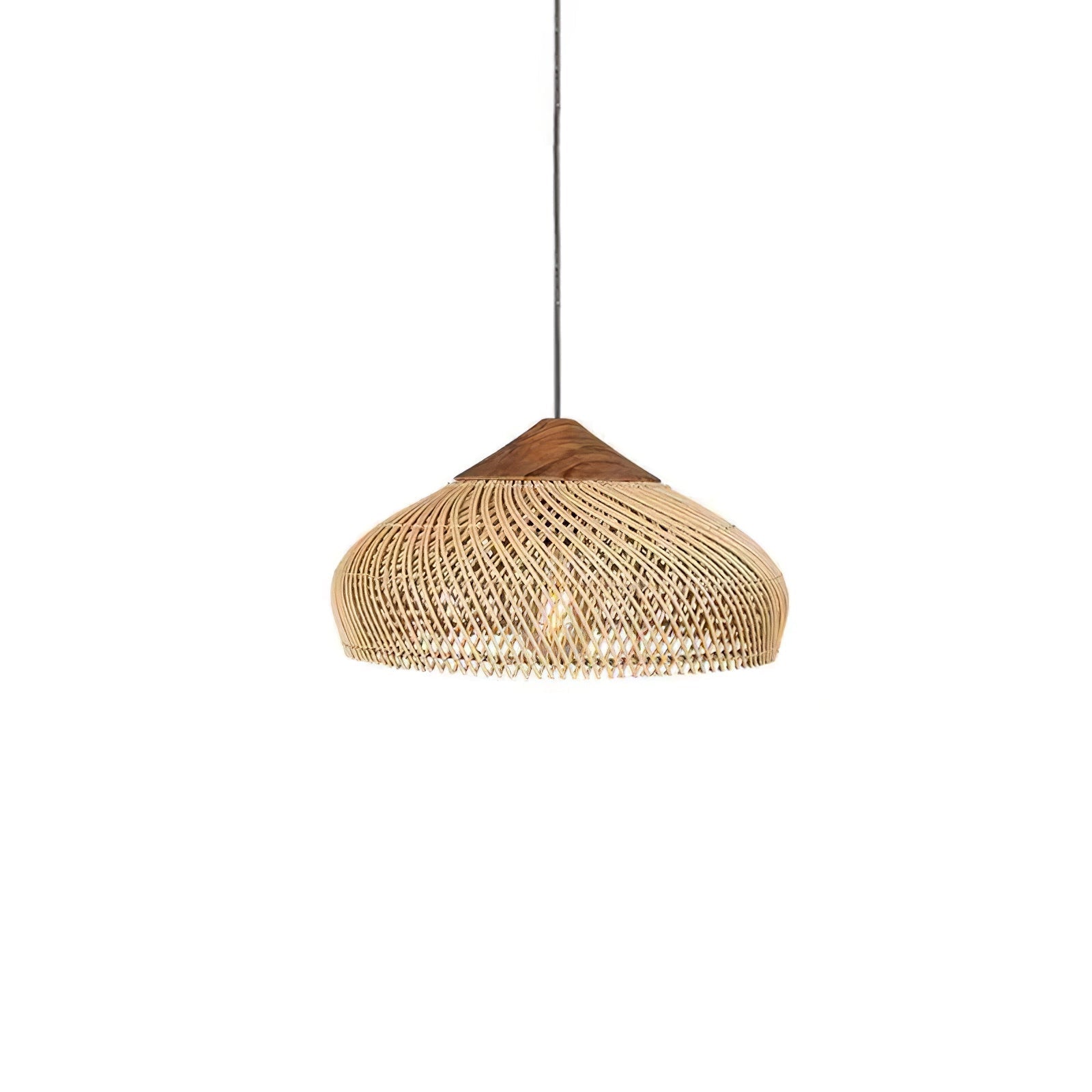 Evelyn Braided Rattan Livingroom Pendant Lamp | ventumra
