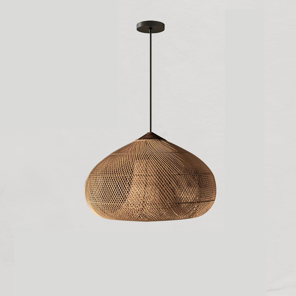 Evelyn Braided Rattan Livingroom Pendant Lamp | ventumra