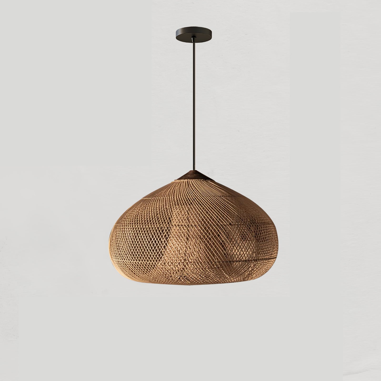 Evelyn Braided Rattan Livingroom Pendant Lamp | ventumra