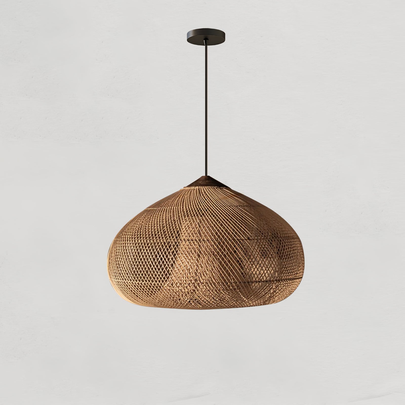 Evelyn Braided Rattan Livingroom Pendant Lamp | ventumra