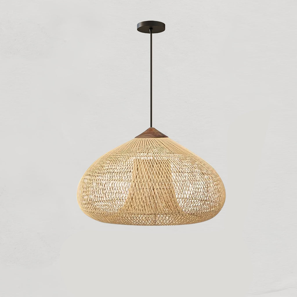 Evelyn Braided Rattan Livingroom Pendant Lamp | ventumra