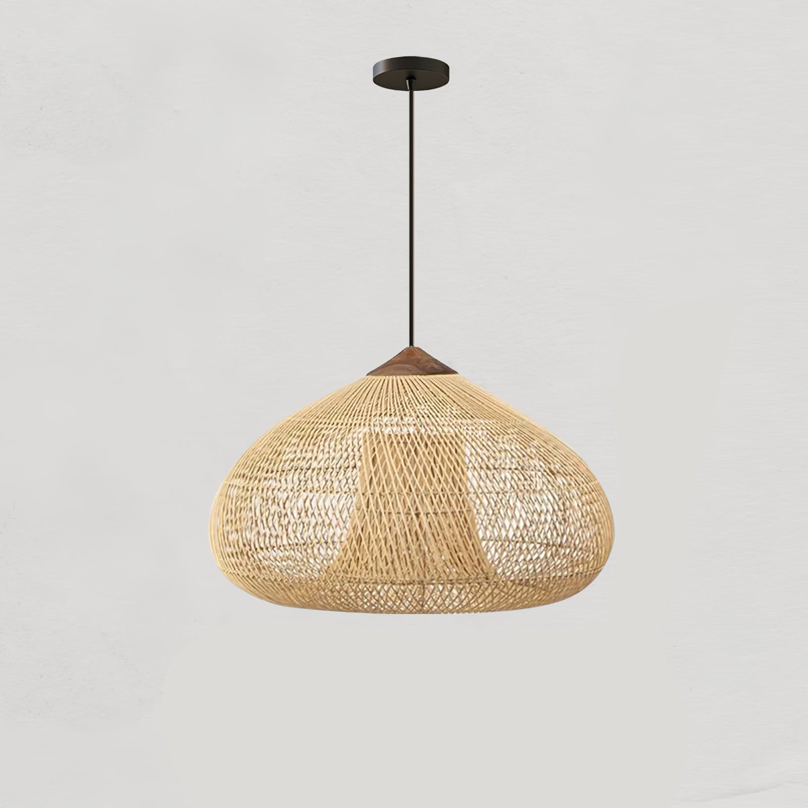 Evelyn Braided Rattan Livingroom Pendant Lamp | ventumra
