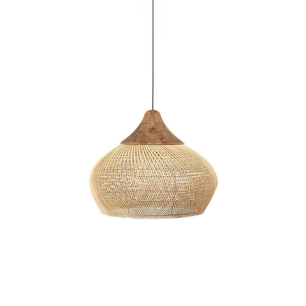 Evelyn Braided Rattan Livingroom Pendant Lamp | ventumra