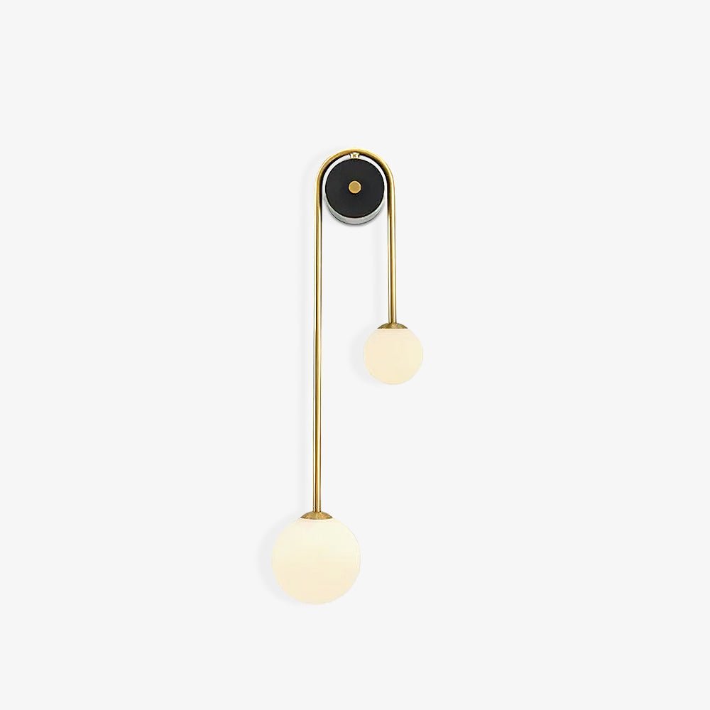 Elaro Brass Arc Wall Light | ventumra