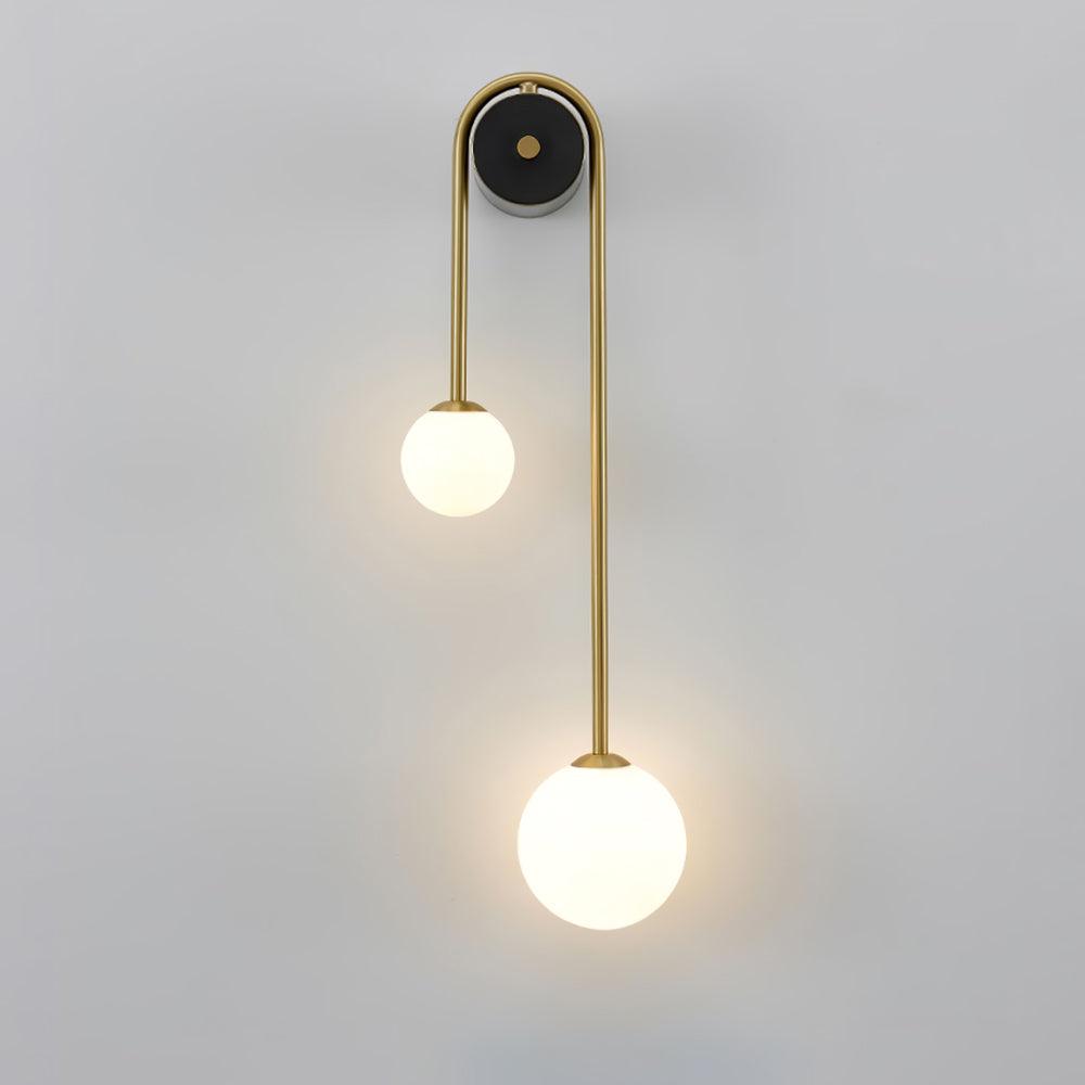 Elaro Brass Arc Wall Light | ventumra