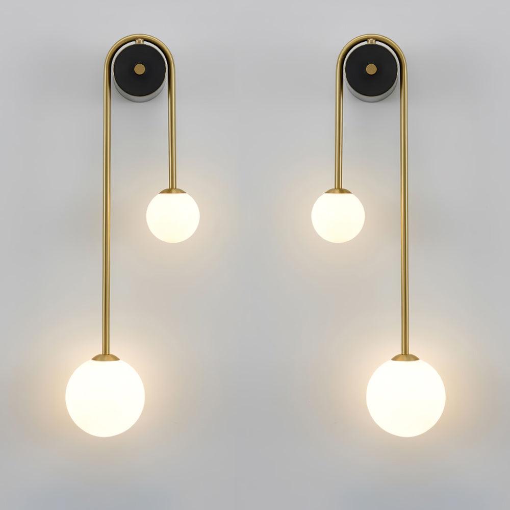 Elaro Brass Arc Wall Light | ventumra
