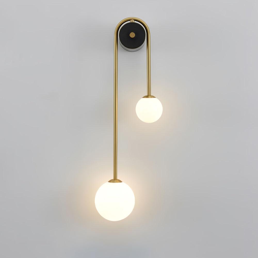 Elaro Brass Arc Wall Light | ventumra