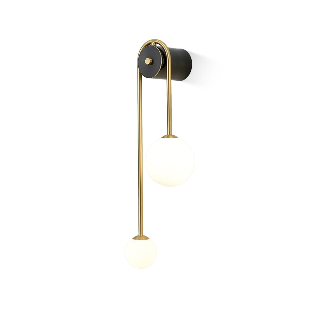 Elaro Brass Arc Wall Light | ventumra