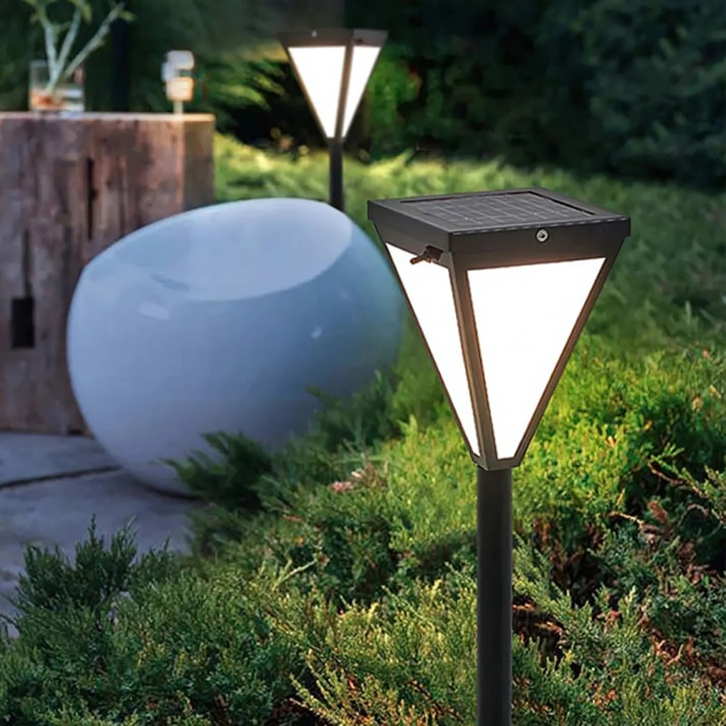 LumaVerdant Garden Solar Lamp Dusk to Dawn Outdoor Light