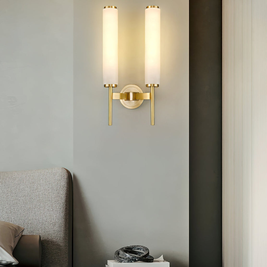 Jern Art Deco Alabaster Wall Lamp | ventumra