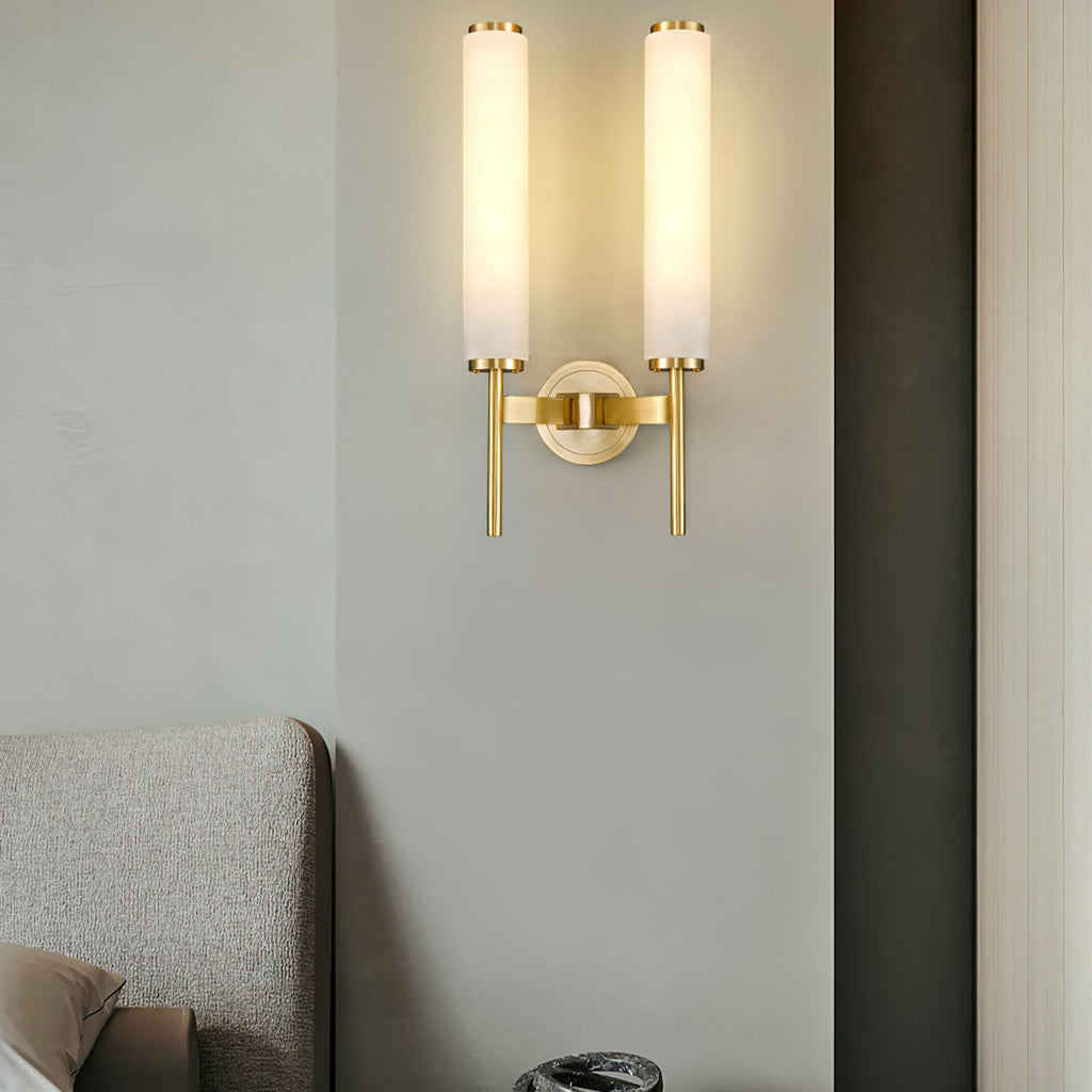 Jern Art Deco Alabaster Wall Lamp | ventumra