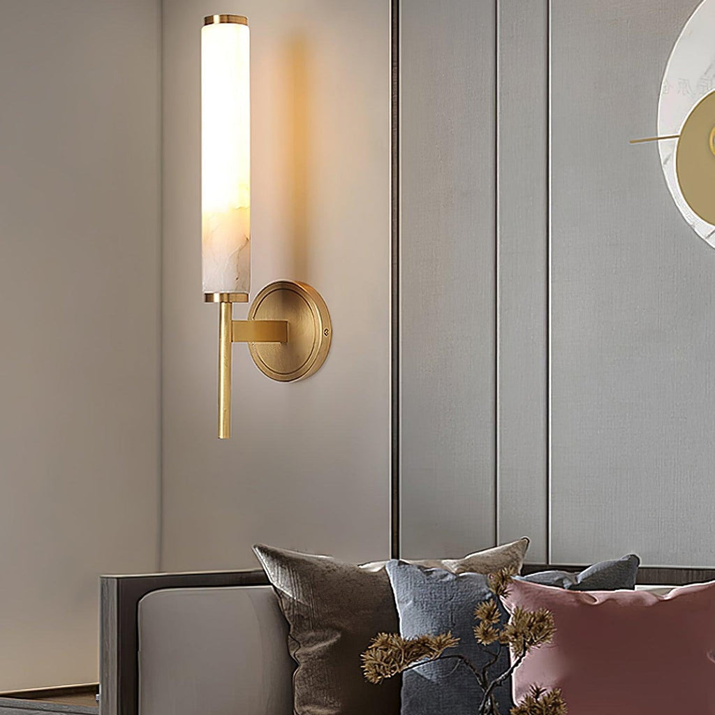 Jern Art Deco Alabaster Wall Lamp | ventumra