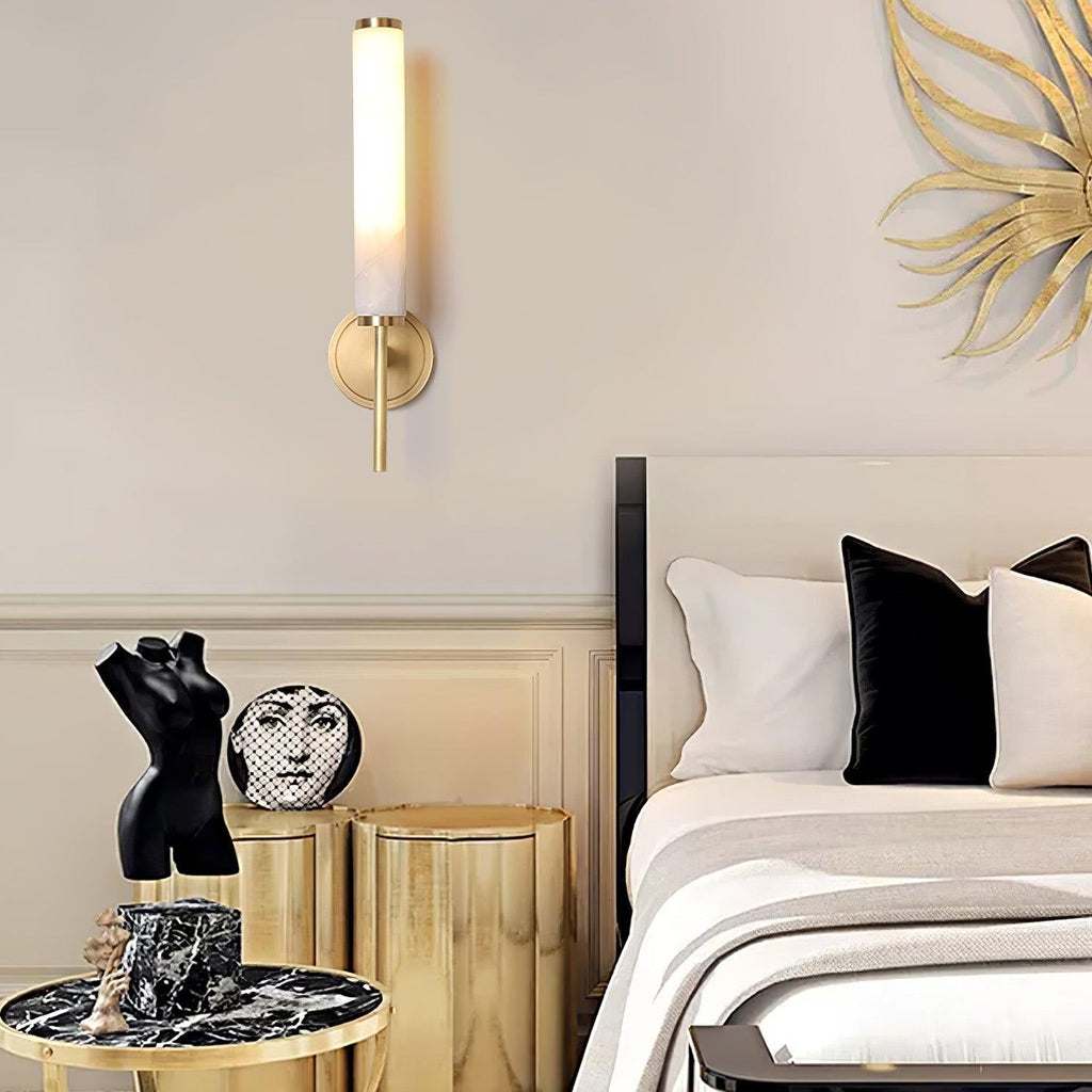Jern Art Deco Alabaster Wall Lamp | ventumra