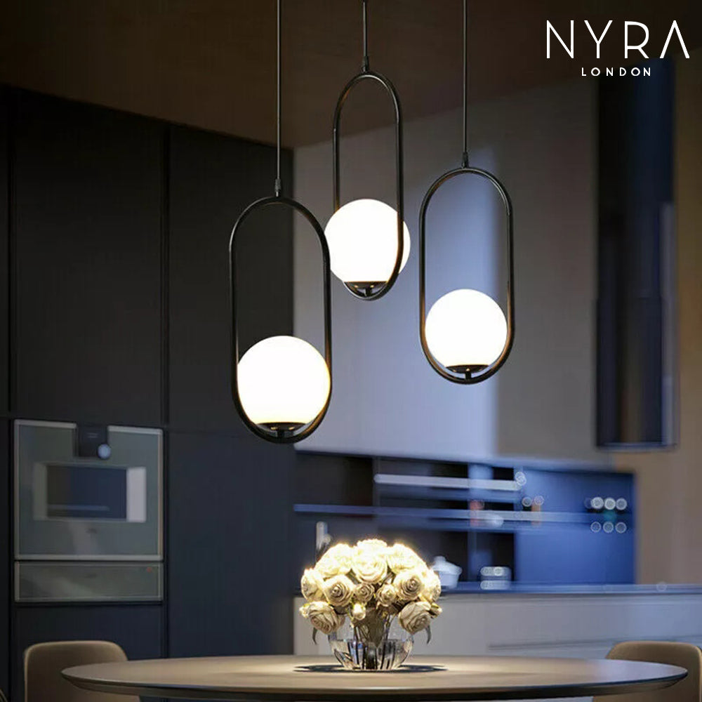 LumoSphere Pendant Light With Opal Glass Sphere Diffuser