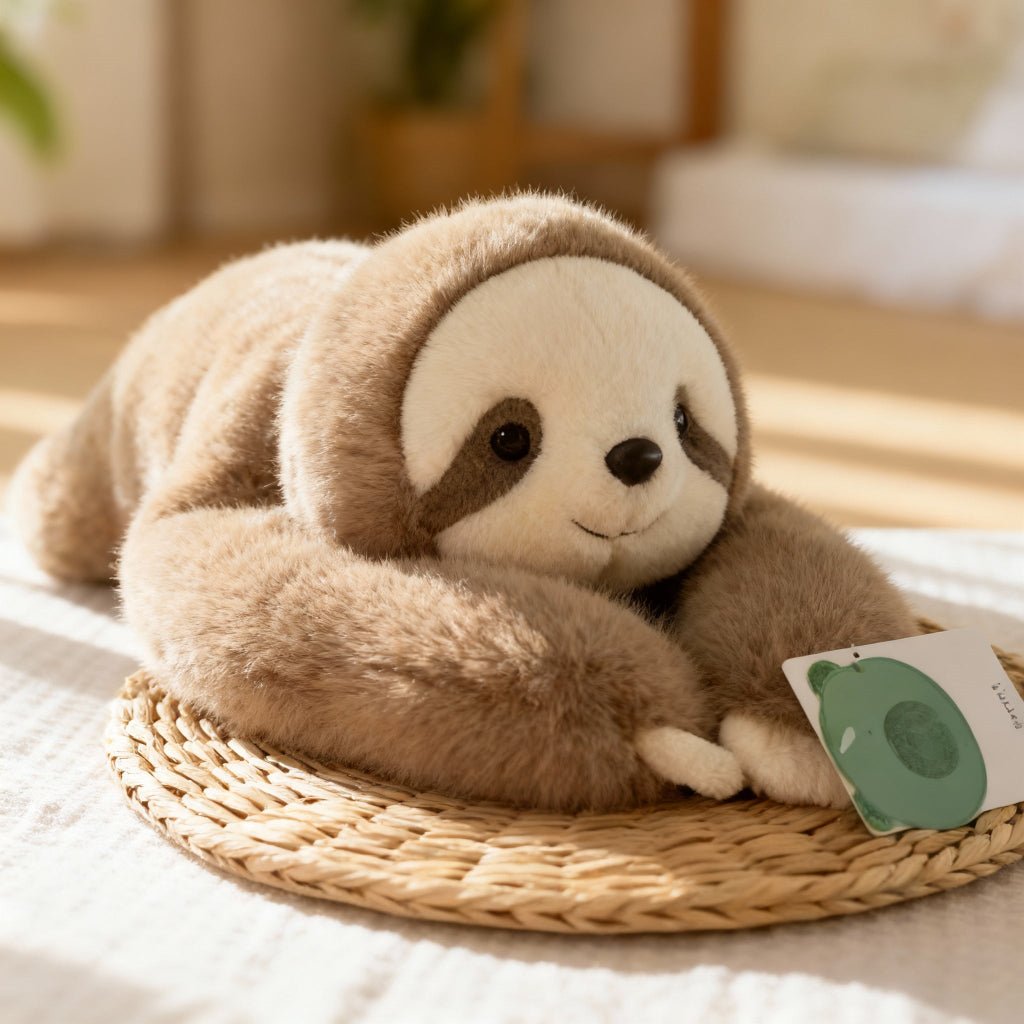 CloudCuddle ölelgethető társ — hosszú végtagú kialakítás, rendkívül puha műszőrme