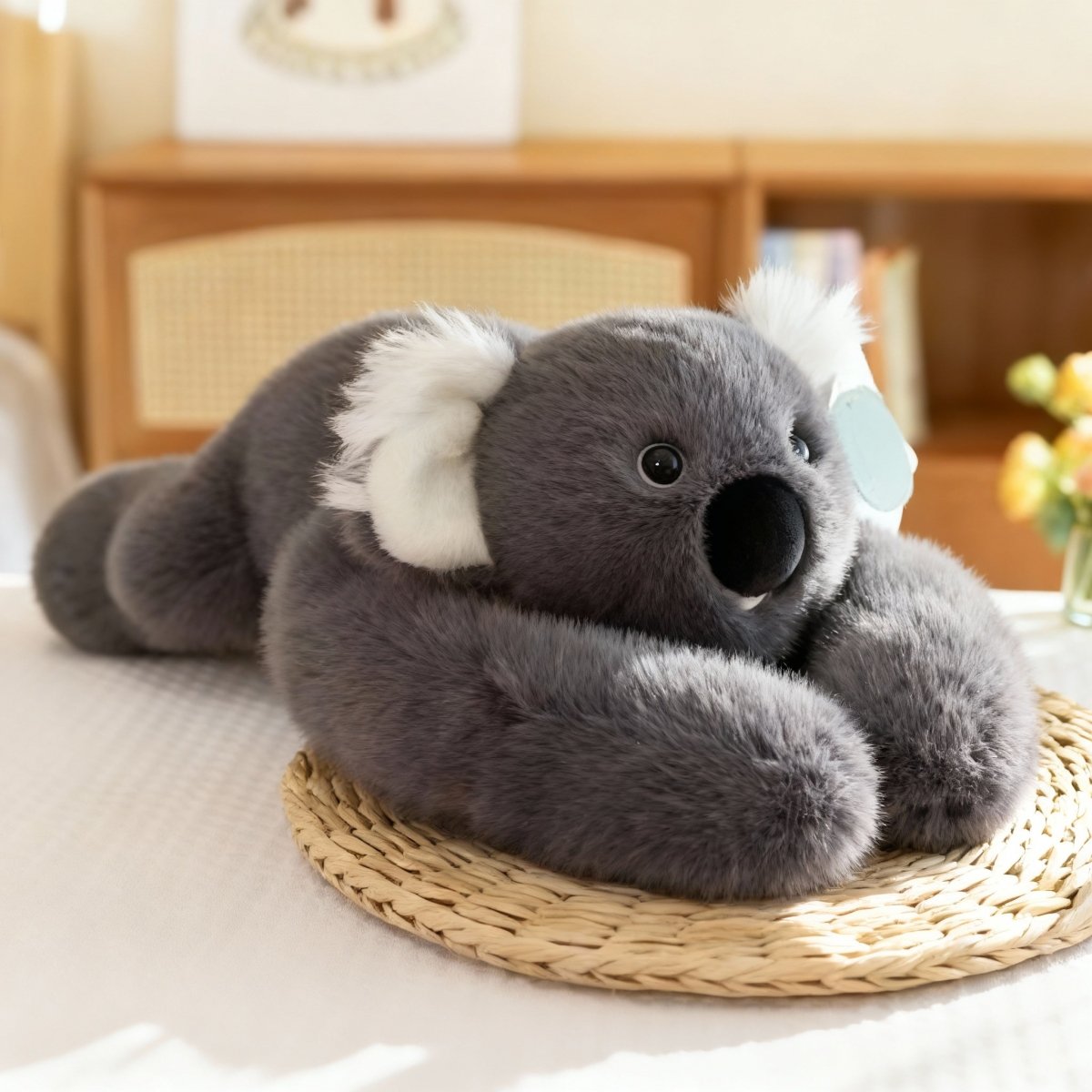 CloudCuddle ölelgethető társ — hosszú végtagú kialakítás, rendkívül puha műszőrme