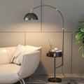 Aurelia Arc Floor Lamp Gold and White with Arch Style