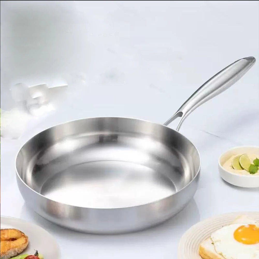 NovaGrid Heavy-Duty 316 Stainless Steel Nonstick Skillet