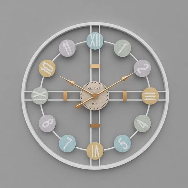 SereneTime Quiet Wall Clock — Silent Sweep Movement, Minimalist Face