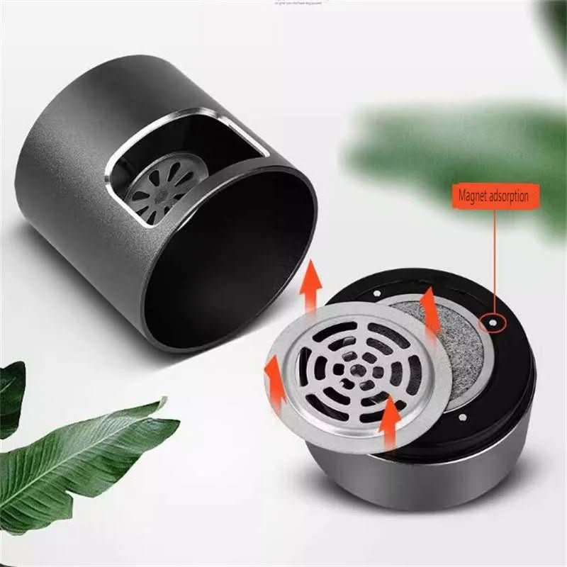 AeroPure Intelligent Ashtray — USB Air Purification System, Sealed Internal Battery