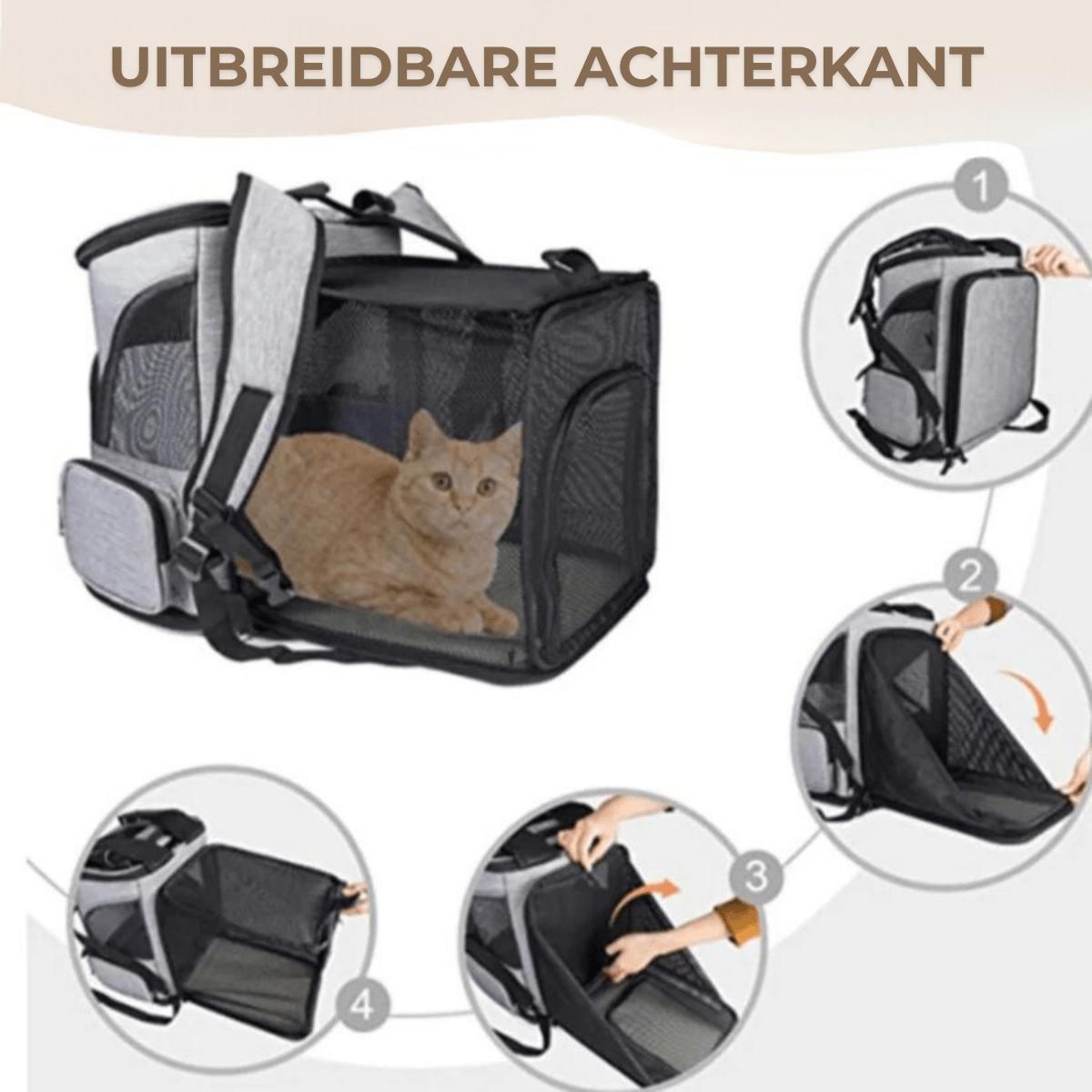 PawVista Cat Backpack — Comfortable Travel Design, Clear Viewing Window