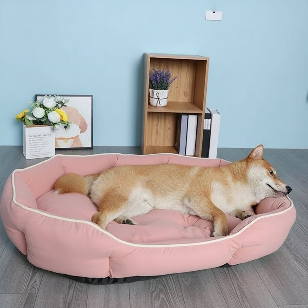 CozyHeat Deep Cushion Nest Pad — Sofa Style, Raised Edges, Supportive Warm Padding