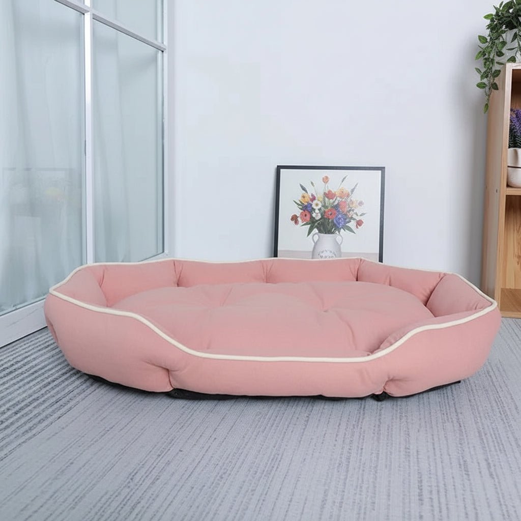 CozyHeat Deep Cushion Nest Pad — Sofa Style, Raised Edges, Supportive Warm Padding