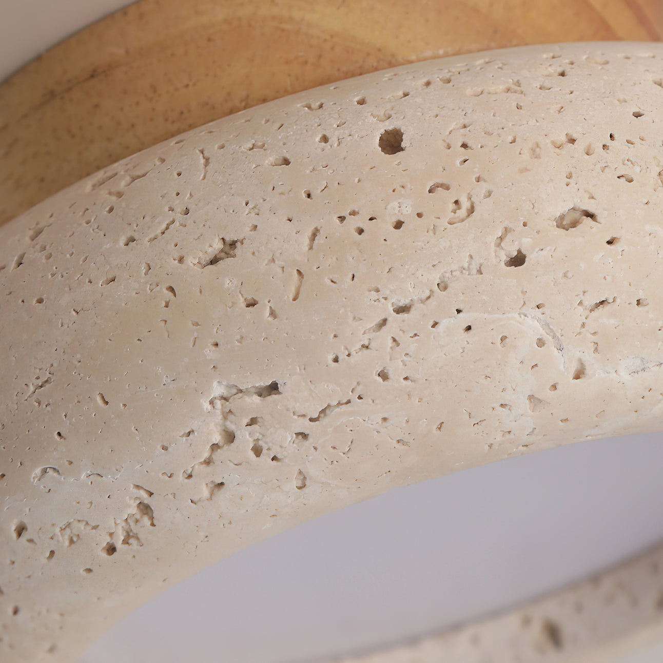 Astra Ceiling Light Mini Donut Travertine | ventumra