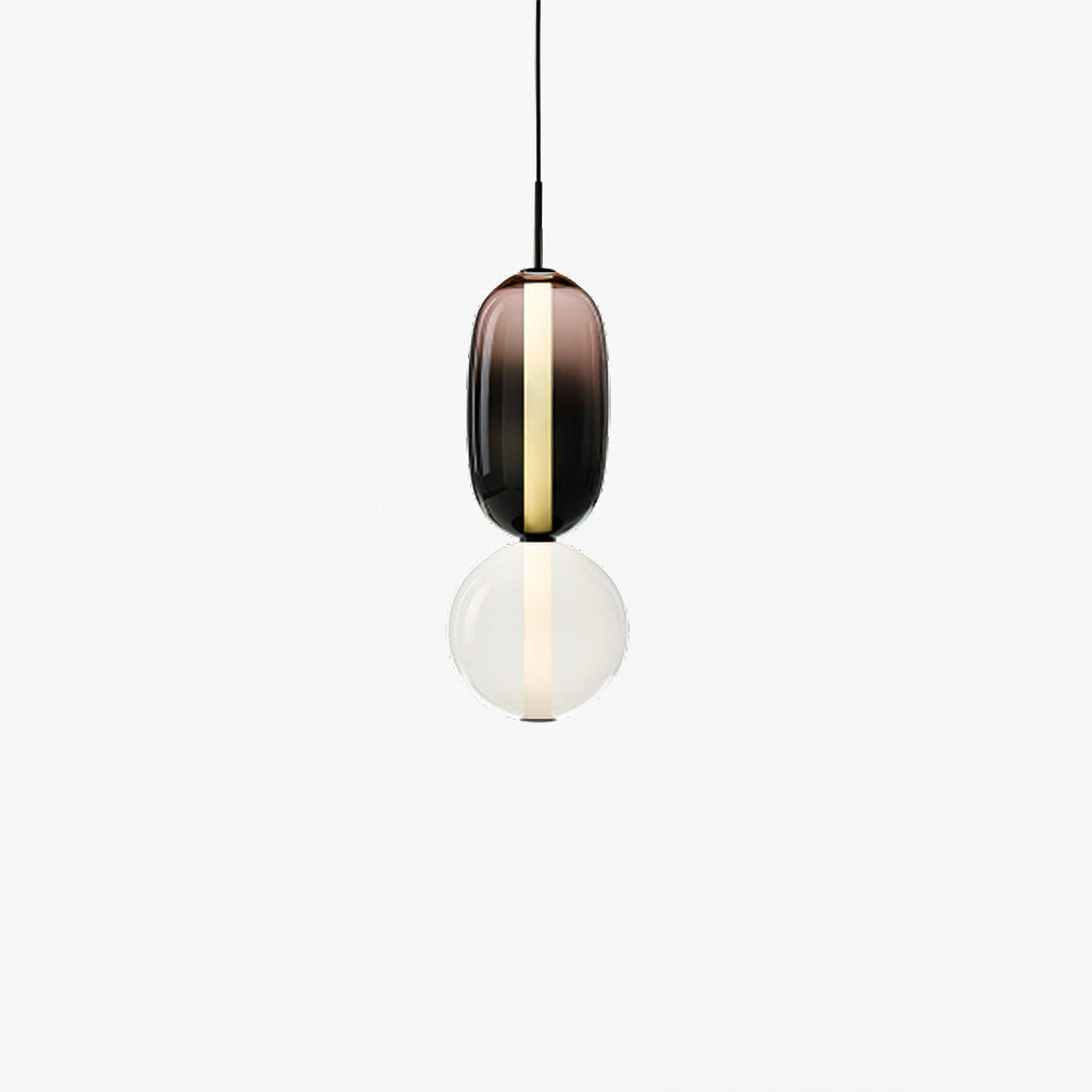 Quorra Prism Glass Pendant Light Colorful Modern LED Fixture