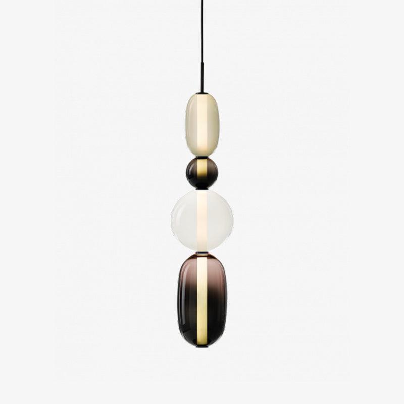 Quorra Prism Glass Pendant Light Colorful Modern LED Fixture