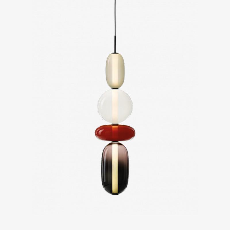 Quorra Prism Glass Pendant Light Colorful Modern LED Fixture