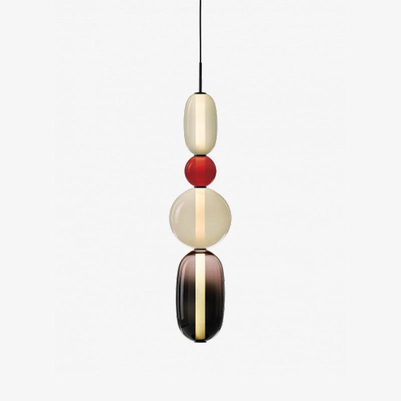 Quorra Prism Glass Pendant Light Colorful Modern LED Fixture