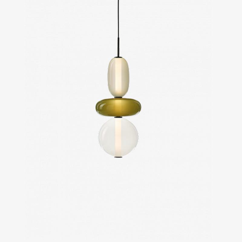 Quorra Prism Glass Pendant Light Colorful Modern LED Fixture